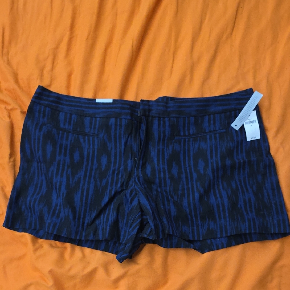 GAP High Waist Blue and Black Shorts